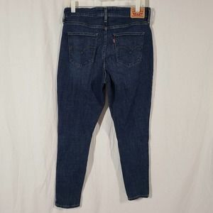 Levi's 721 High Rise Skinny Dark Wash Zip Close 33